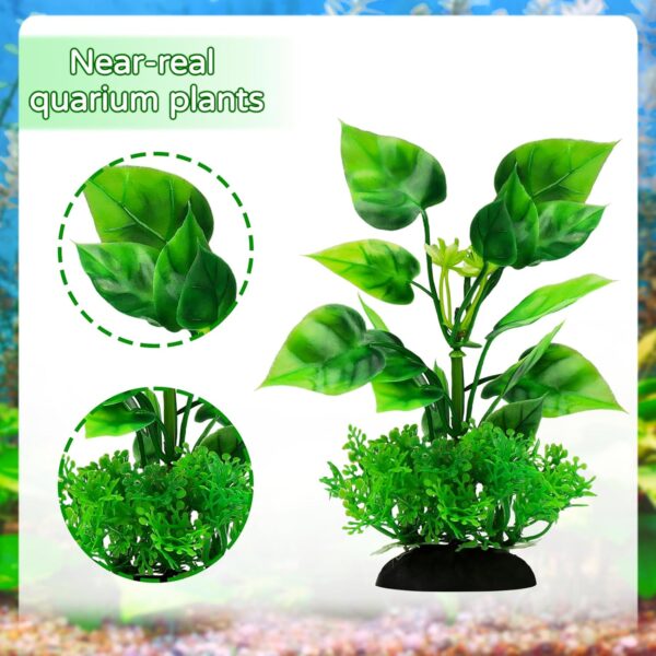 QUOZUO Aquarium Decorations Plants, 20pcs Aquarium Decor Plants, Colorful Fish Tank Accessories, Fish Tank Plants Plastic Decoration for Aquariums - Image 6