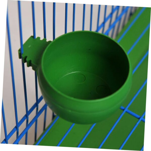 Yardwe 40 Pcs Pigeon Trough Basin Bird Food Bowl Coop Cup Pigeon Feeding Dish Bird Feeding Cups Parrot Feeding Cups Automatic Bird Feeder Pigeon Feeder Hanging Bird Cup Round Water Bowl - Image 8