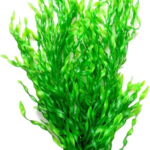 Awlstar Large Green Realistic Artificial Aquarium Plants Fish Tank Plastic Plants 22 Inch Tall (T0044)