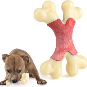 Bailey&buddies® Extra Strong indestructible dog toys for aggressive chewers for medium Large Giant dogs, Bacon Flavoured Dog Toys For Extreme Chewers