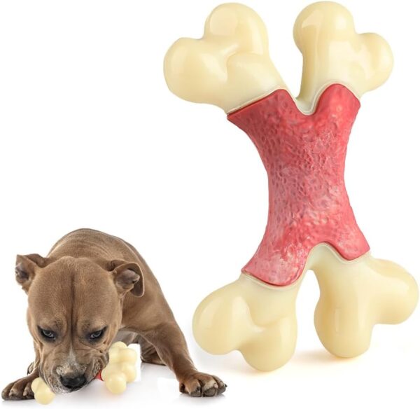 Bailey&buddies® Extra Strong indestructible dog toys for aggressive chewers for medium Large Giant dogs, Bacon Flavoured Dog Toys For Extreme Chewers