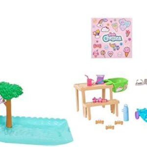 Barbie Camper, Chelsea 2-in-1 Playset with Small Doll, 2 Pets & 15 Accessories, Vehicle Transforms & Toys, Chelsea Doll and Accessories, Skatepark Playset with 2 Puppies, Skate Ramp, Scooter