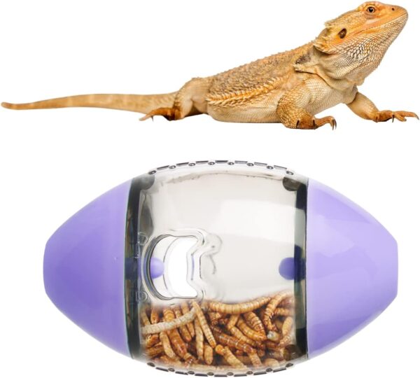 Bearded Dragon Toy, Reptile Toys Lizard Enrichment Toys Bearded Dragon Feeding Toys Reptile Enrichment toy For Lizards Bearded Dragons Geckos Small Reptiles (Purple)