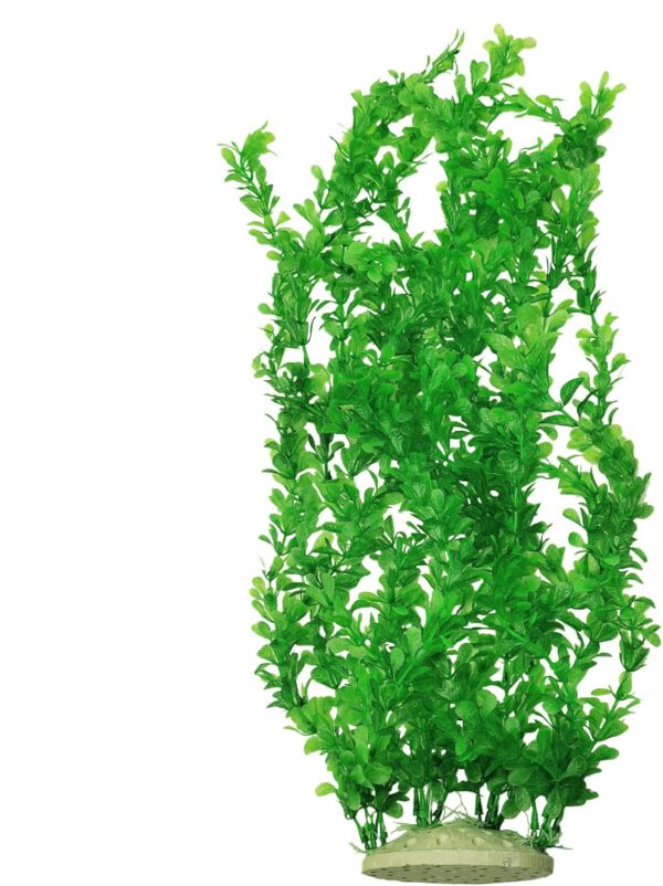 E.YOMOQGG Large Aquarium Aquatic Plants Decoration, Fish Tank Plants 21.5 inch Tall Large Green Plastic Artificial Plant Wild Bush Reeds for Aquarium Fish Tank Aquatic Greenery Decor Decoration (D)