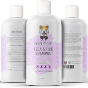 Flea Shampoo For Dogs & Puppies | Anti Itch, Tick & Flea Wash | Relieves & Soothes | Natural Fast Acting Shampoo For Dogs | Cleans &. Repels The Toughest Of Fleas | Anti Itch, Soothing Shampoo