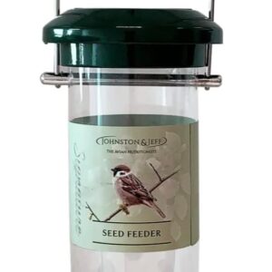 Green Cast Seed Feeder 2-port x 1 All Metal Wild Bird Feeder SMF