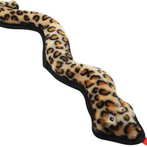 IFOYO Squeaky Dog Toy, Durable Plush Squeak Snake Dog Toy for Large to Small Dogs, Pets