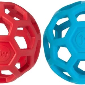 JW HOL-EE ROLLER Medium - Assorted colors & Hol-Ee Roller Small By Dog Toy Chew And Bite, Assorted colors