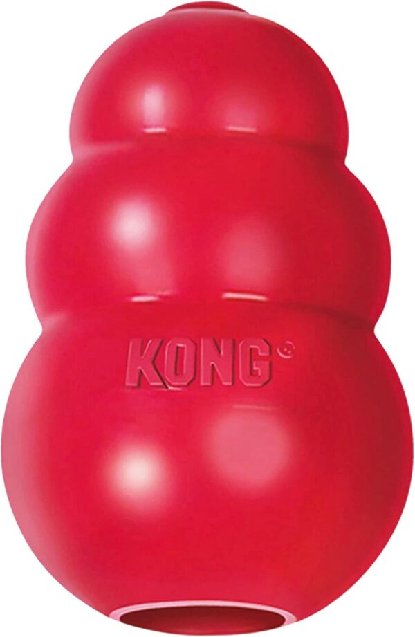 KONG - Classic Dog Toy - Durable Natural Rubber - Fun to Chew, Chase and Fetch - For Small Dogs