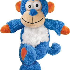 KONG - Cross Knots Monkey - Internal Knotted Ropes and Minimal Stuffing for Less Mess - For Small and Medium Dogs