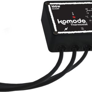 Komodo Thermostat 100 w, Maintaining Reptile Terrarium or Vivarium Temperature