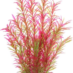 LAIYOHO 1 aquarium artificial plant plastic aquarium plant 28cm pink large landscape decoration aquarium plant decoration artificial plastic hydroponic plant fake aquarium aquatic plant