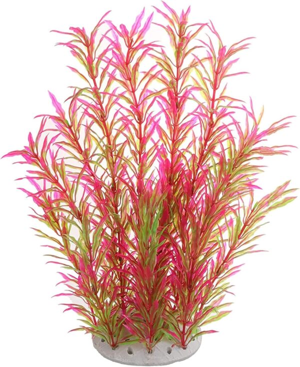 LAIYOHO 1 aquarium artificial plant plastic aquarium plant 28cm pink large landscape decoration aquarium plant decoration artificial plastic hydroponic plant fake aquarium aquatic plant