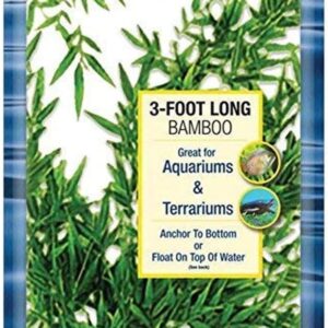 MarineLand Bamboo 3 Feet, Décor For aquariums and Terrariums, Model:47431905481,Green,blue