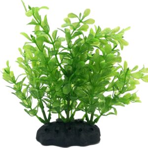 Mascot Pets 15cm Green Plastic Artificial Plant Bush Reeds for Aquarium Fish Tank Aquatic Greenery Décor Decoration Water Grass Plants Coral Trees