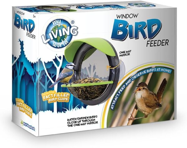 My Living World LW105 Window Bird Feeder, Multicolor