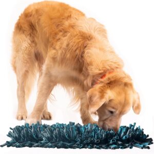 Paw 5 Dog Snuffle Mat for All Dogs. Dog Toys Interactive - Reduces Boredom & Anxiety. Premium Feeding Mat for Slow Eating & Smell Training. Dog Brain Stimulating Toys + Small Dog Bed