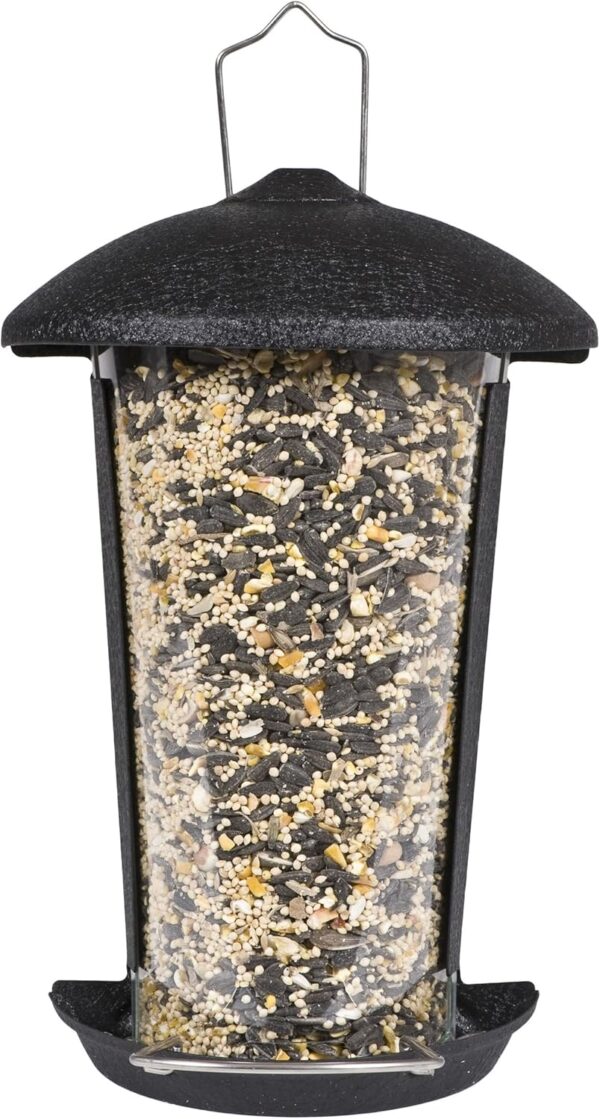 Perky-Pet Small Wall or Post Mount Wild Bird Feeder, Holds 500 g of Bird Seed #101-5