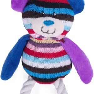 Rosewood Mr Twister Tilly Teddy Dog Toy, Small, multi-colour, for All Breed Sizes