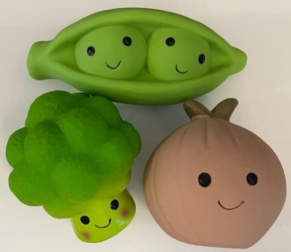 Surrey Feed Latex Dog Toys Variety Pack - Vegetables SMALL