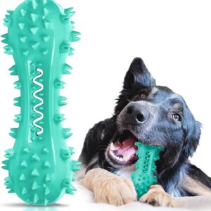 Toothbrush Dog Chew Toy, Stick Bone for Dog Teeth Cleaning, Tooth Brushing, Teething Chew Toys, Dental Oral Care for Small, Medium and Large Dogs(Blue)