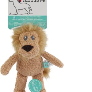 Tufflove Lion Small, Tough Dog Toy, For Small to Medium Dogs,Brown