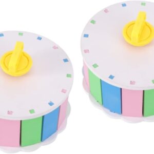 Yardwe 2pcs Hamster Silent Running Wheel Pet Plaything Hamster Race Track Small Animal Exercise Toy Hamster Toy Guinea Pig Hamster Plaything Pet Toy Lace Board Exercise Wheel