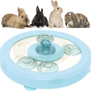 kathson Rabbit Foraging Toy Interactive Puzzle Slow Feeder Puppy Treat Dispenser for IQ Traning & Mental Enrichment Funny Feeding Fun Game Toy for Bunny Ferret Chinchilas Dog Cat