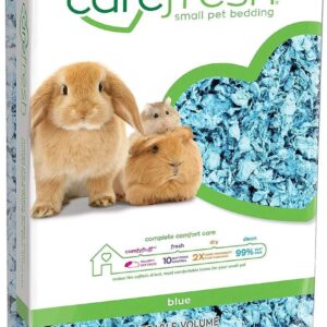 Carefresh 99% Dust-Free Blue Natural Paper Small Pet Bedding with Odor Control, 10 L