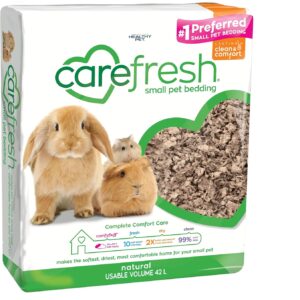 Carefresh Dust-Free Natural Paper Small Pet Bedding with Odor Control, 42L