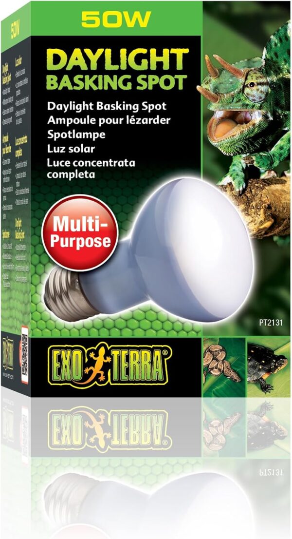 Exo Terra Daylight Basking Spot Lamp, 50 W,White