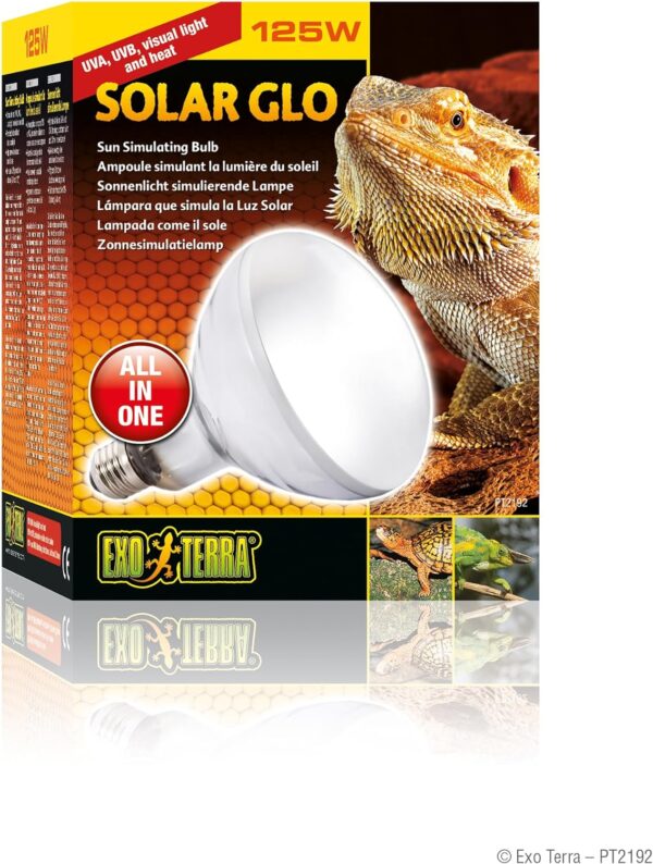 Exo Terra Solar Glo, sunlight-simulating lamp, 125W, E27 socket,Weiß