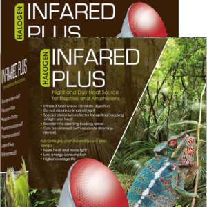 Reptiles-Planet Halogen Infra Red Plus Bulb for Heating Reptiles, 50 W