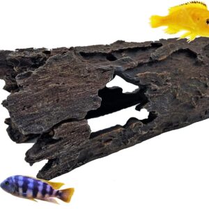 Large 35cm Log Drift Wood Cave Hide Hole Artificial Polyresin Aquarium Ornament Aquatic Model Decoration Fish Tank Marine Decor Ornaments