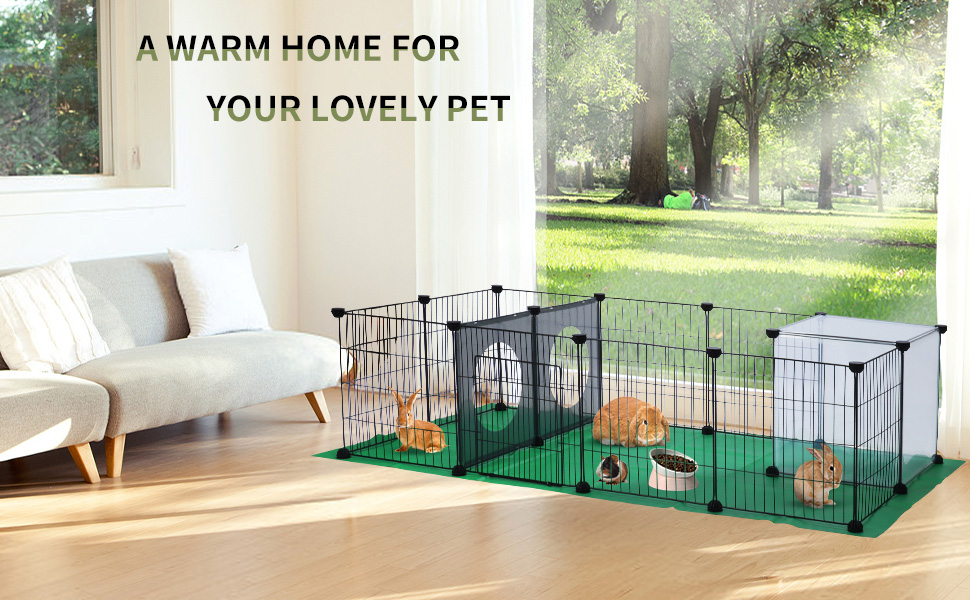 pet playpen rabbit dog guinea pig cage