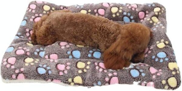 Vejaoo Dog Bed Mattress Multipurpose Machine Washable Puppy Mat Cushions for Small/Medium/Large Dogs and Cat Cages XZ006 (61 * 41 CM, Coffee)