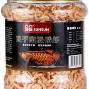 Fish Feed Betta Treat Aquarium Pond Fish Food Dried Freeze Shrimp For Arhat Cichlid Aquatic For Turtl Dried Shrimp